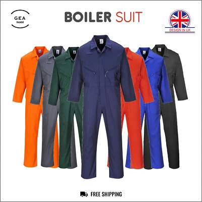 £28.85 • Buy Portwest Liverpool Zipped Coverall Overall Welder Mechanic Boiler Suit C813