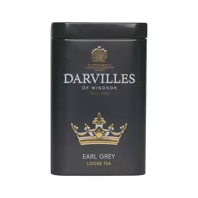 DARVILLES Of WINDSOR -  Earl Grey Loose Leaf Black Tea 100g Tin • £12.99