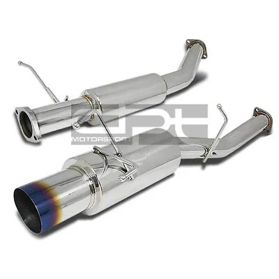 Fit 89-94 240Sx Silvia S13 Ka/Sr 4  Muffler Burnt Tip Catback/Cat Back Exhaust • $136.98