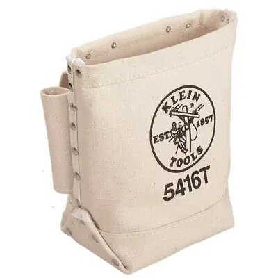 KLEIN TOOLS Multi Purpose Heavy Duty Canvas Nail/Hand Tool Belt Pouch Bag 5416T • $23.40