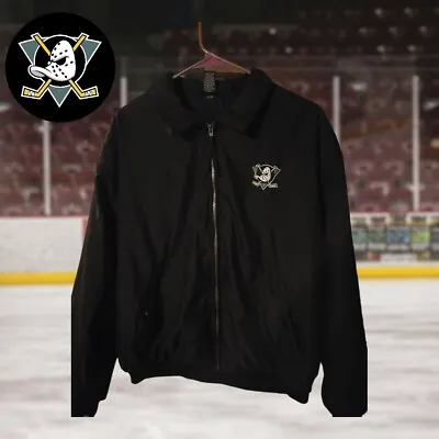 Mens NHL Jackets & Coats Large Vantage Anaheim Mighty Ducks Vintage Windbreaker  • $70