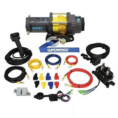 Superwinch Terra 3500SR 12V Utility Winch 3500 LB Capacity W/ 32' Synthetic Rope • $389.99