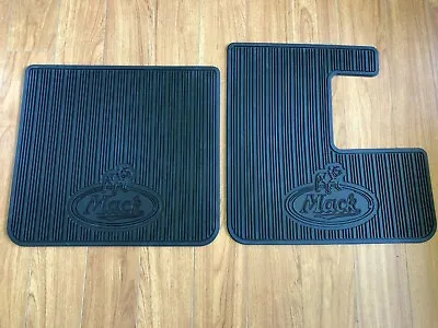 2 X Brand New Genuine Mack Trucks Bulldog Logo Mack Vision Black Floor Mats  • $129.95