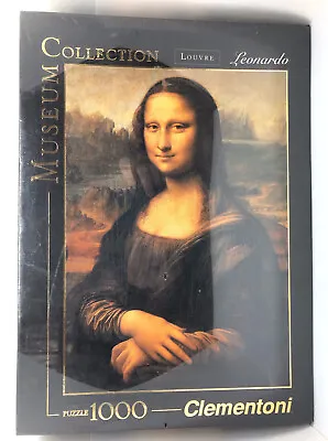 Clementoni MONA LISA 1000 Piece PUZZLE Leonardo DaVinci Museum Collection Louvre • $24.99