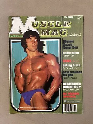 Musclemag Bodybuilding Magazine / Mr. Olympia Frank Zane / 11-78 • $17.99
