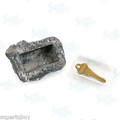 Hide-a-Key Realistic Looking Rock Safe Holder Outdoor Stone Look Spare Hider • $7.95