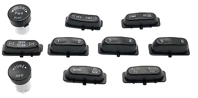$29.99 • Buy AM-FM 6 CD Stereo Buttons Knobs Replacement Set Fits 2003-2007 GM Delphi Radio
