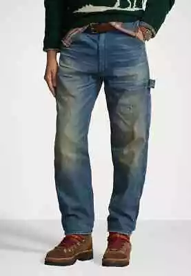 Polo Ralph Lauren - Polo Country - Relaxed Fit Distressed Carpenter Jeans - Nwt • $195