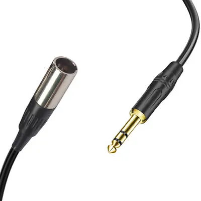 Mogami 2319 3-Pin Mini XLR Male To 1/4  TRS Balanced Lavalier Microphone Cable • $13.90