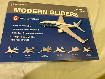 New In Box Boeing 100 Years Modern Gliders Model Kit RARE NIB 6 Aircrafts In All • $89.95