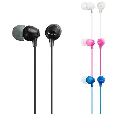 Sony MDREX15 Wired Earphones Lightweight Travel Workout Outdoor In-Ear Earbuds • £9.99