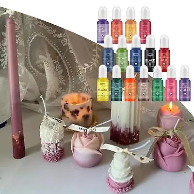 16x Candle Color Dye Candle Making 10ml Each Painting Decoration • £12.10