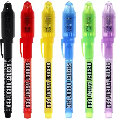 Invisible Ink Pen Upgraded Spy Invisible Ink Pen With UV Light Magic Marker For • $21.99