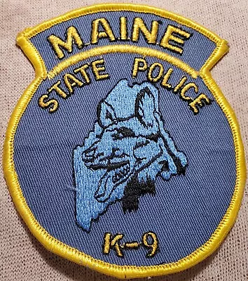 ME Maine State Police K-9 Unit Patch • $6.45