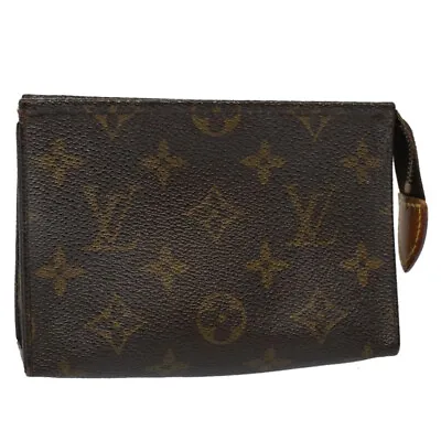 LOUIS VUITTON Monogram Poche Toilette 15 Pouch M47546 LV Auth 59382 • $87.12