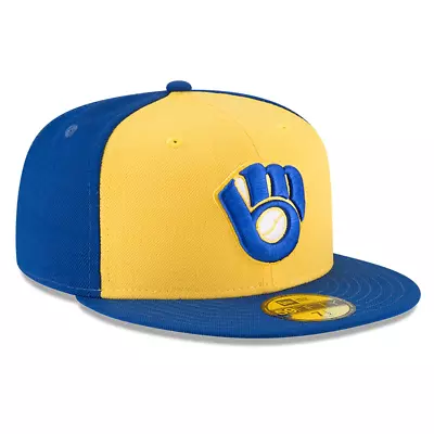 New Era 59FIFTY Milwaukee Brewers Cooperstown 1978 Hat Men's 7 5/8 • $34.99