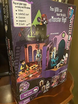 Monster High High School Playset New PERFECT SEALED BOX  2012 RARE • $187