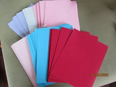 127 Sheets Of Assorted A5 Card & Paper - New • £9