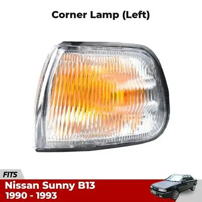 $35.34 • Buy Corner Light Turn Lamp Cover Lens Left Fits Nissan Sunny B13 Sedan 1990-93 P06