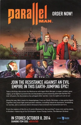 £1.22 • Buy Parallel Man #1 Retailer Preview Variant Cover Future Dude Alternate Earth Scifi