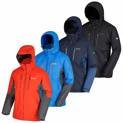 Regatta Mens Winter Hooded Padded Quilted Waterproof Jacket HUGE SALE RRP £200 • £19.99