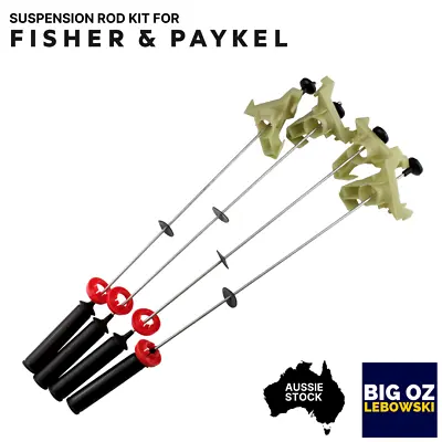 Suspension Rod Kit (4 Pk) For Fisher&paykel 8.5kg Top Load Washers Pn: 424569p • $89.95