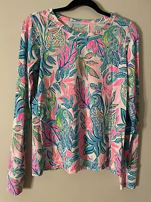 New Lilly Pulitzer Luxletic Top Long Sleeve  Size Small • £66.50