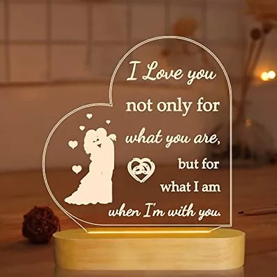 Romantic Gifts For Women Wife Gifts For Her I Love You Night Light For Wife B... • $25.23