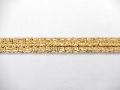 GP & J BAKER Woven Tape Trim.   Golds Creams Ivory.   22 Yds + 2 .   T-068 • $79.95