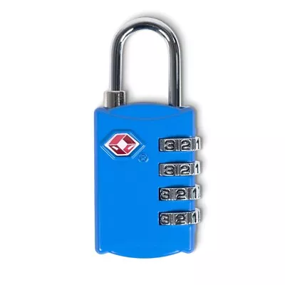 $24.99 • Buy 2 X TSA Approve 4 Dial Combination Suitcase Luggage Security Padlock Travel Lock