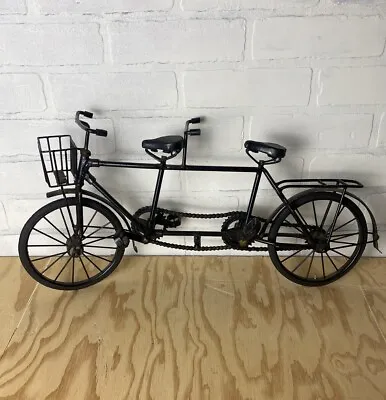 Unique Vintage Miniature Tandem Bicycle 22” Long • $45