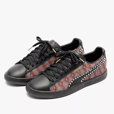 Puma X  DAP  Dapper Dan  Clyde Vintage Rudagon 11.5 Kith Monogram Crystal • $169.96