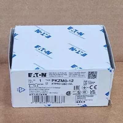 New EATON Moeller PKZM0-12    Motor Protective Circuit Breaker • $68.95