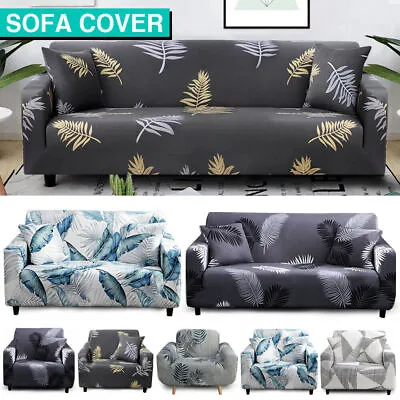 $15.99 • Buy Stretch Sofa Cover Couch Lounge Chair Covers Slipcover Protector 1 2 3 4 Seater