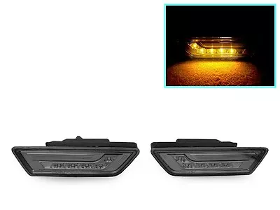 Amber LED Smoke Side Marker Lights For 2012-14 Mercedes Benz W218 CLS 550 Class • $63.69