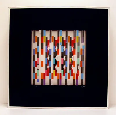 $3500 • Buy YAACOV AGAM  Agamograph Signed, Numbered And Framed 