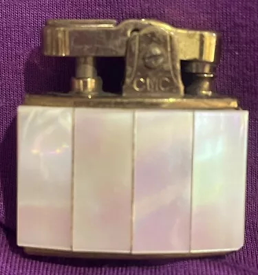 Vintage Continental Lighter Mother Of Pearl Inlay 1.5x1.5” Unique Colors • $28