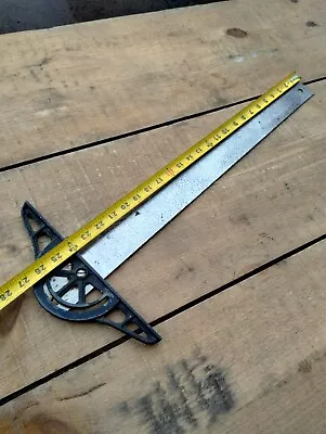 Vintage Union Instr Corp Plainfield NJ 24  Machinist Engineer Protractor • $50