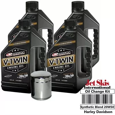 $67.89 • Buy Harley Davidson Fatboy V-Twin Synthetic Blend Engine Oil Change Kit Filter