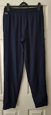 LACOSTE Navy Blue Tracksuit Bottoms Size 2 XS Excellent Cond. • £25.95