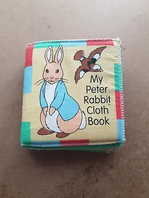 My Peter Rabbit Cloth Book. Baby Book. Fabric Book. • £8.99
