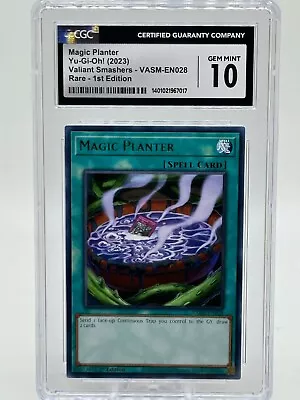 Magic Planter VASM-EN028 Valiant Smashers Rare 1st Edition CGC Gem Mint 10 • $25.92