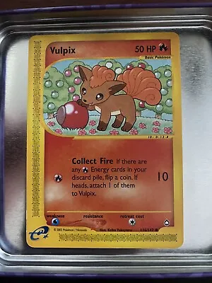 Vulpix Pokemon Card 116/147 Aquapolis E Reader Non Holo Nev Played Ex+ Nm- • $10