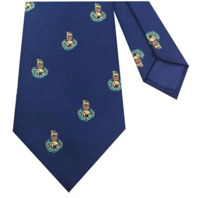 £15.99 • Buy Royal Marines Cap Badge Motif Military Tie