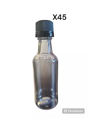 45 Mini Empty Plastic Alcohol Liquor Bottle Shots • $40