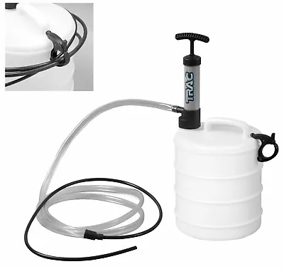 Fluid Extractor Pump Manual Oil Extractor Pump Transfer Tank Vacuum Remover 7Lt • $55.99