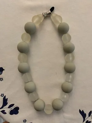 $9.60 • Buy SEA LILY Bubble Statement Necklace - EXCELLENT Condition