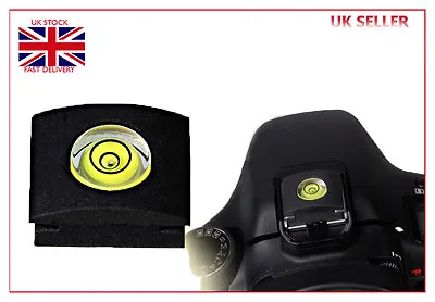 Camera Hot Shoe Single 1 Axis Bubble Spirit Level For SLR DSLR Canon Nikon &more • £3.99