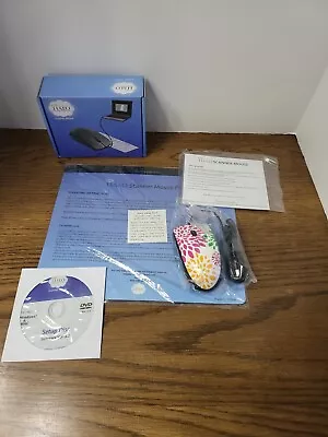 Halo Floral Mouse Scanner & Pad In Original Box W/Software Manual Wired USB • $18.47