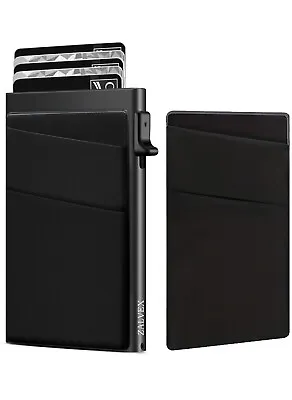 Slim Pop Up Wallet Minimalist Card Holder Wallet For Men RFID Blocking Credit • $15.60